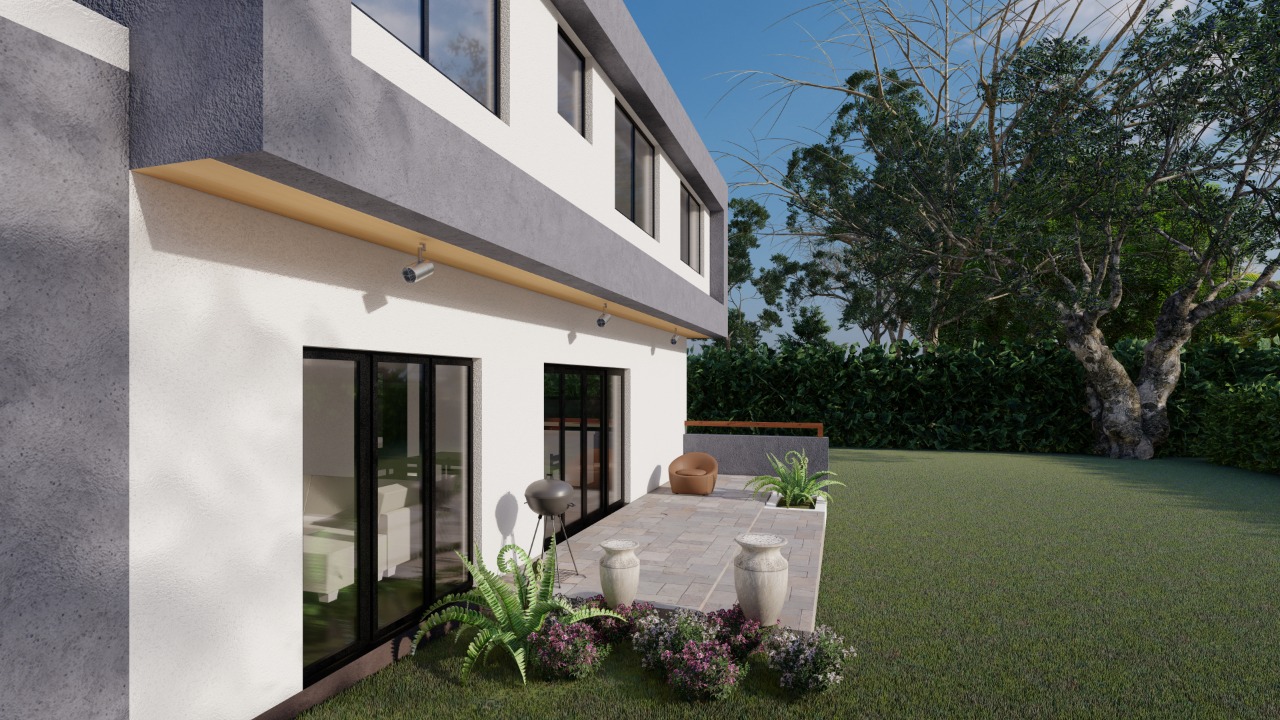 Four bedroomed Midcentury modern home