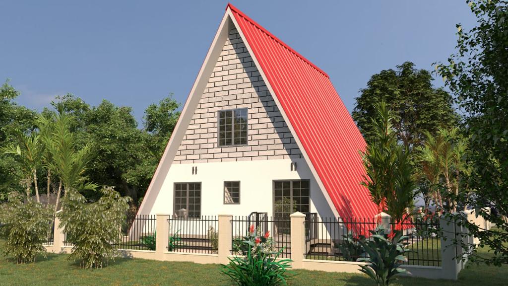 Three bedroom A-frame cottage