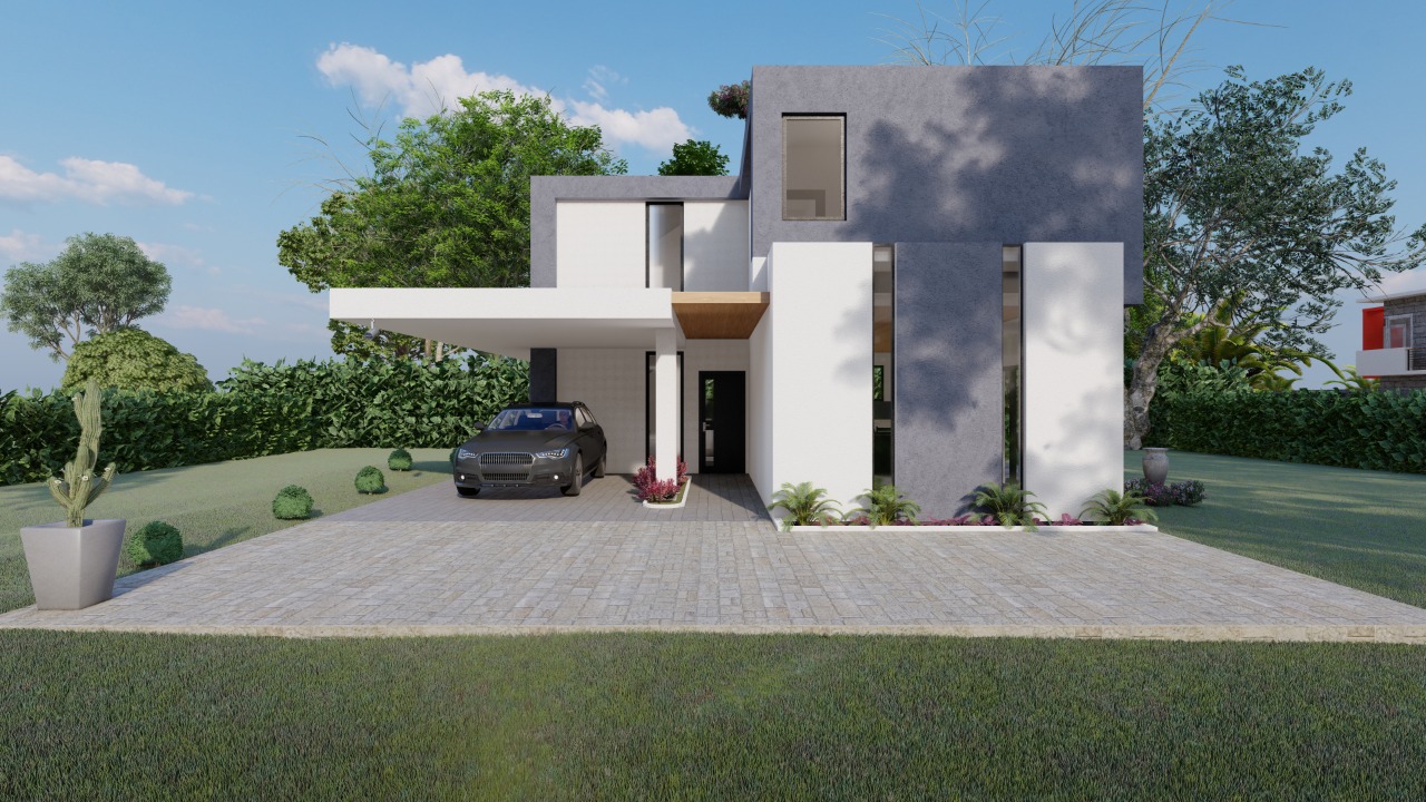 Four bedroomed Midcentury modern home