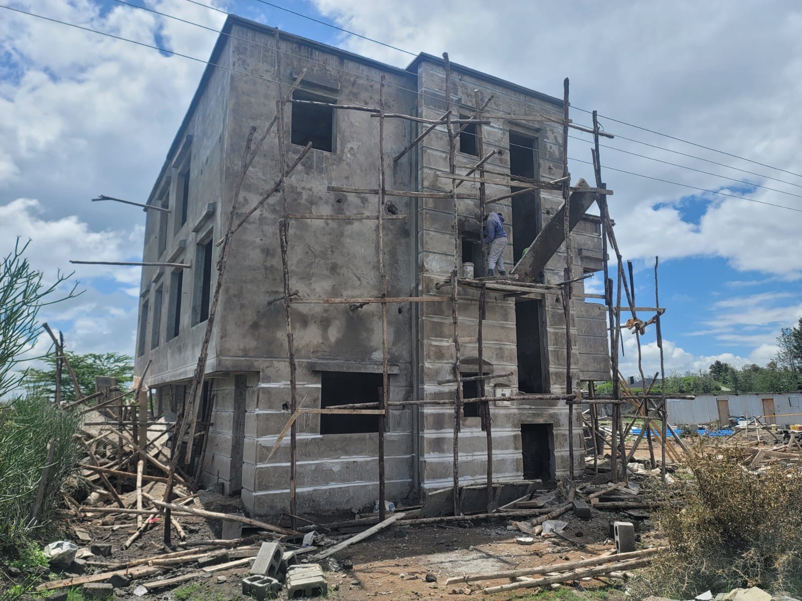 ACACIAVILLE HOMES KITENGELA AS SEEN ON TV: CONSTRUCTION ONGOING