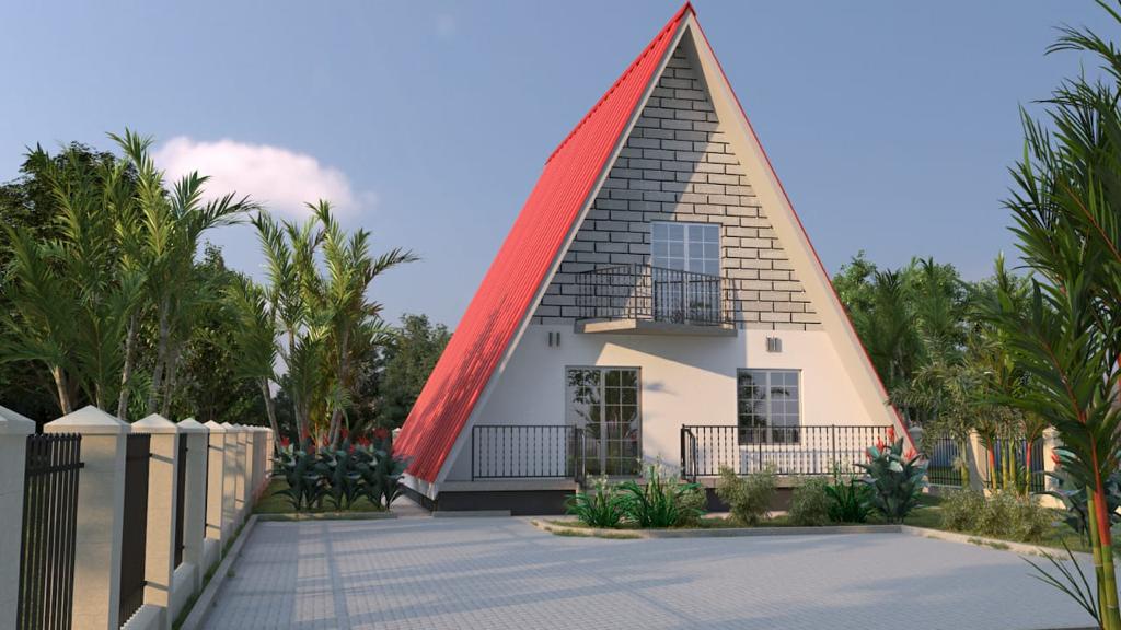 Three bedroom A-frame cottage